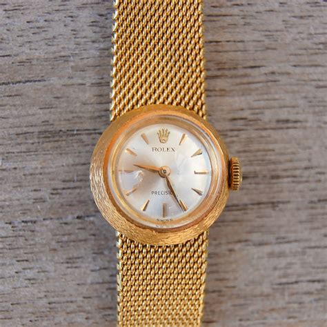 vintage womens gold rolex watch